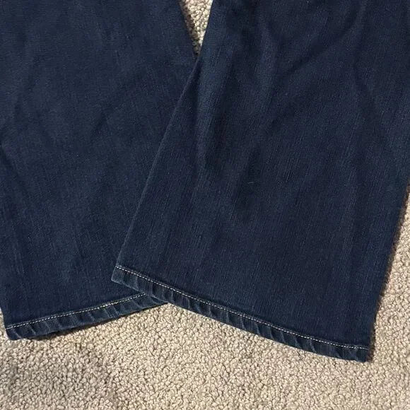 Y2K PAIGE Dark Indigo Women's Boot Cut Jeans. Size 27. - Picture 11 of 12